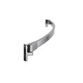 Preferred Bath Accessories Adjustable Curved Rectangle Shower Rod, Bright Polished Stainless Steel 112-5BP-A